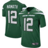 Joe Namath New York Jets Green Home Jersey - All Stitched