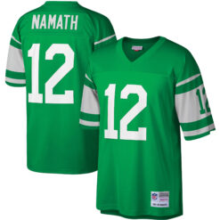 Joe Namath New York Jets Green Legacy Jersey - All Stitched