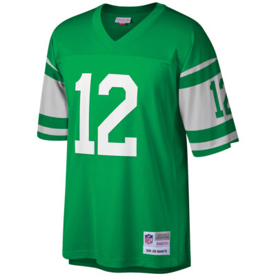 Alternative view of Joe Namath New York Jets Green Legacy Jersey - All Stitched