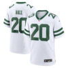Breece Hall New York Jets White Road Game Jersey - All Stitched