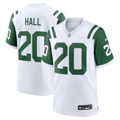 Breece Hall New York Jets White Classic Alternate Game Jersey - All Stitched