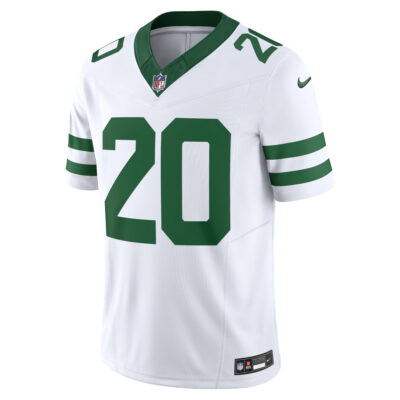 Alternative view of Breece Hall New York Jets White Road Vapor F.U.S.E Limited Jersey - All Stitched