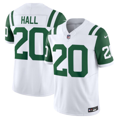 Breece Hall New York Jets White Classic Alternate Vapor F.U.S.E Limited Jersey - All Stitched