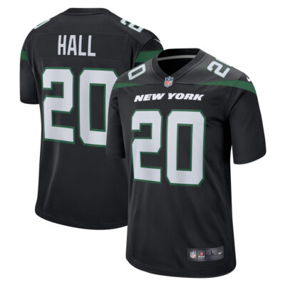 Breece Hall New York Jets Black Alternate Jersey - All Stitched