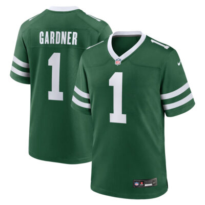 Ahmad Sauce Gardner New York Jets Green Home Game Jersey - All Stitched