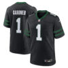 Ahmad Sauce Gardner New York Jets Black Alternate Game Jersey - All Stitched