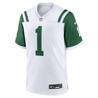 Alternative view of Ahmad Sauce Gardner New York Jets White Classic Alternate Game Jersey - All Stitched