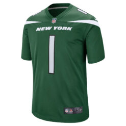 Alternative view of Ahmad Sauce Gardner New York Jets Green Home Jersey - All Stitched