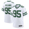 Quinnen Williams New York Jets White Road Game Jersey - All Stitched