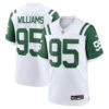 Quinnen Williams New York Jets White Classic Alternate Game Jersey - All Stitched