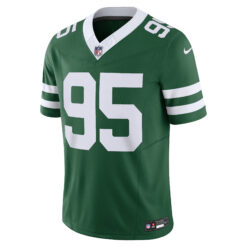 Alternative view of Quinnen Williams New York Jets Green Home Vapor F.U.S.E Limited Jersey - All Stitched