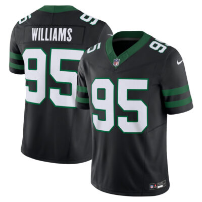 Quinnen Williams New York Jets Black Alternate Vapor F.U.S.E Limited Jersey - All Stitched