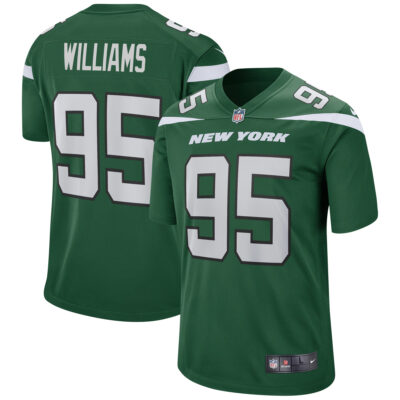 Quinnen Williams New York Jets Green Home Jersey - All Stitched