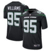 Quinnen Williams New York Jets Black Alternate Jersey - All Stitched