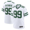 Mark Gastineau New York Jets White Road Game Jersey - All Stitched