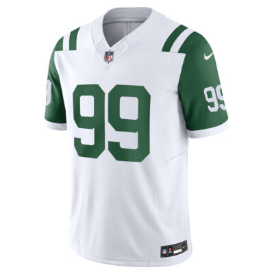 Alternative view of Mark Gastineau New York Jets White Classic Alternate Vapor F.U.S.E Limited Jersey - All Stitched