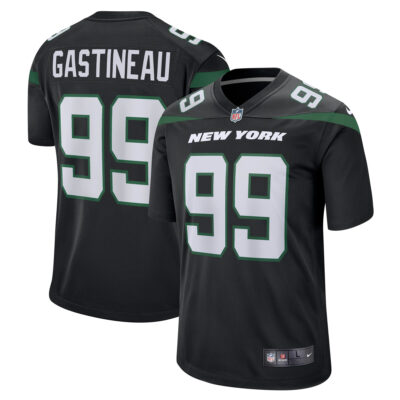 Mark Gastineau New York Jets Black Alternate Jersey - All Stitched