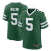 Garrett Wilson New York Jets Green Home Game Jersey - All Stitched