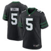 Garrett Wilson New York Jets Black Alternate Game Jersey - All Stitched