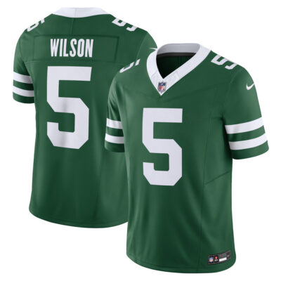 Garrett Wilson New York Jets Green Home Vapor F.U.S.E Limited Jersey - All Stitched