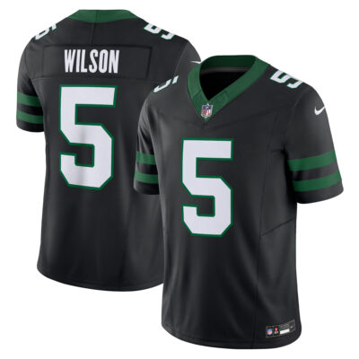 Garrett Wilson New York Jets Black Alternate Vapor F.U.S.E Limited Jersey - All Stitched