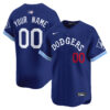 Custom Los Angeles Dodgers Dodgers Tribute Royal Blue Limited Jersey - All Stitched