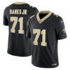 Kelvin Banks Jr New Orleans Saints Black Home Vapor F.U.S.E Limited Jersey - All Stitched