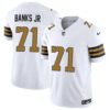 Kelvin Banks Jr New Orleans Saints White Alternate Vapor F.U.S.E Limited Jersey - All Stitched
