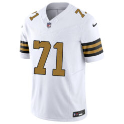 Alternative view of Kelvin Banks Jr New Orleans Saints White Alternate Vapor F.U.S.E Limited Jersey - All Stitched