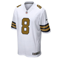 Alternative view of Archie Manning New Orleans Saints White Alternate Game Jersey - All Stitched