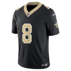 Alternative view of Archie Manning New Orleans Saints Black Home Vapor F.U.S.E Limited Jersey - All Stitched
