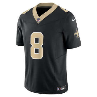 Alternative view of Archie Manning New Orleans Saints Black Home Vapor F.U.S.E Limited Jersey - All Stitched