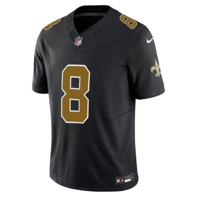 Alternative view of Archie Manning New Orleans Saints Black Alternate Vapor F.U.S.E Limited Jersey - All Stitched