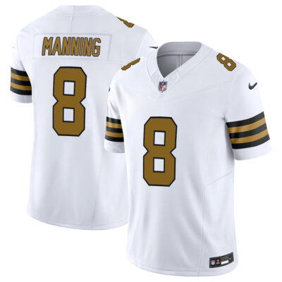 Archie Manning New Orleans Saints White Alternate Vapor F.U.S.E Limited Jersey - All Stitched