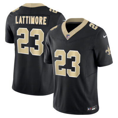 Marshon Lattimore New Orleans Saints Black Home Vapor F.U.S.E Limited Jersey - All Stitched