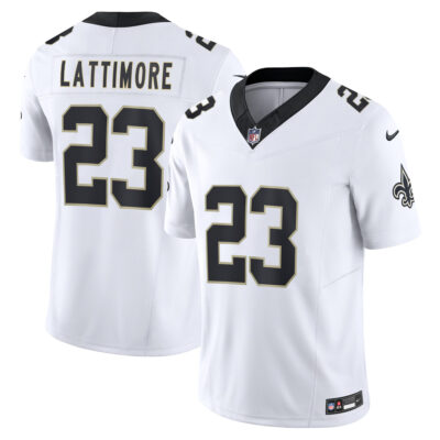 Marshon Lattimore New Orleans Saints White Road Vapor F.U.S.E Limited Jersey - All Stitched