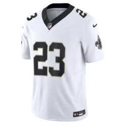 Alternative view of Marshon Lattimore New Orleans Saints White Road Vapor F.U.S.E Limited Jersey - All Stitched