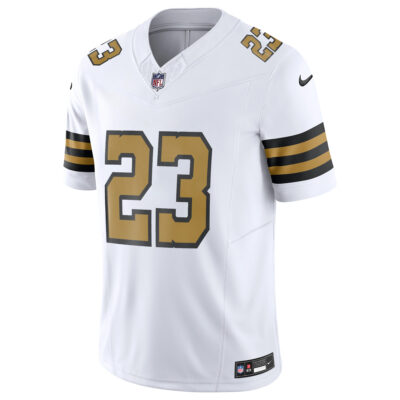 Alternative view of Marshon Lattimore New Orleans Saints White Alternate Vapor F.U.S.E Limited Jersey - All Stitched