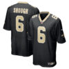 Tyler Shough New Orleans Saints Black Home Game Jersey - All Stitched