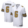 Tyler Shough New Orleans Saints White Alternate Game Jersey - All Stitched