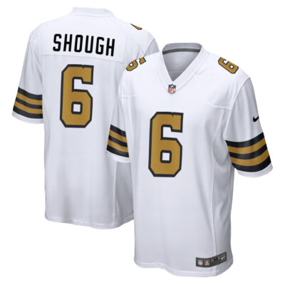 Tyler Shough New Orleans Saints White Alternate Game Jersey - All Stitched