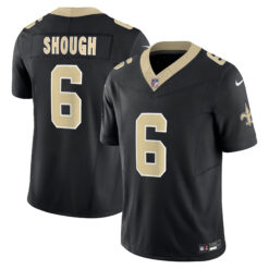 Tyler Shough New Orleans Saints Black Home Vapor F.U.S.E Limited Jersey - All Stitched