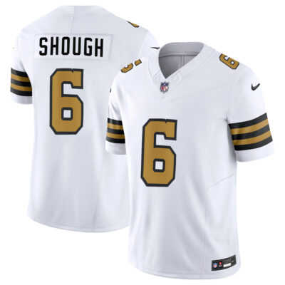 Tyler Shough New Orleans Saints White Alternate Vapor F.U.S.E Limited Jersey - All Stitched