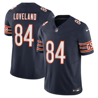 Colston Loveland Chicago Bears Navy Home Vapor F.U.S.E Limited Jersey - All Stitched