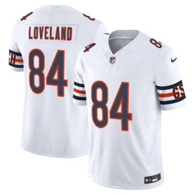 Colston Loveland Chicago Bears White Road Vapor F.U.S.E Limited Jersey - All Stitched