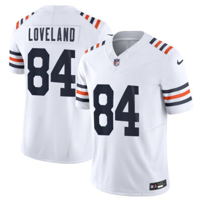 Colston Loveland Chicago Bears White Alternate Vapor F.U.S.E Limited Jersey - All Stitched