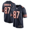 Luther Burden III Chicago Bears Navy Home Game Jersey - All Stitched