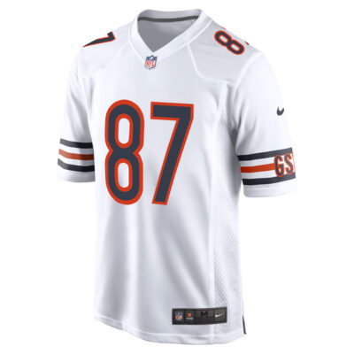 Alternative view of Luther Burden III Chicago Bears White Road Game Jersey - All Stitched