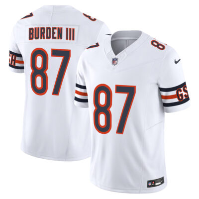 Luther Burden III Chicago Bears White Road Vapor F.U.S.E Limited Jersey - All Stitched