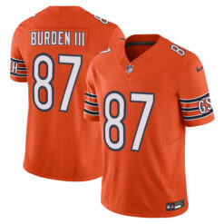 Luther Burden III Chicago Bears Orange Alternate Vapor F.U.S.E Limited Jersey - All Stitched